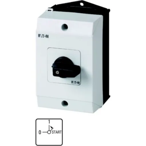 Eaton, 2P 2 Position 90° On-Off Cam Switch, 690V (Volts), 20A, Short Thumb Grip Actuator - 207073 T0-1-15511/I1 product image