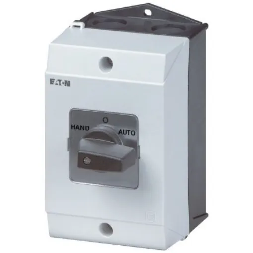 Eaton, 3P 3 Position 45° Motor Reversing Cam Switch, 690V (Volts), 32A, Short Thumb Grip Actuator - 207186 T3-3-8228/I2 product image