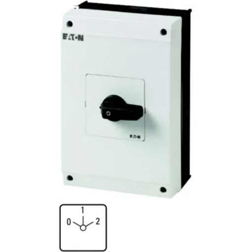 Eaton, 3P 3 Position 60° Changeover Cam Switch, 690V (Volts), 63A, Short Thumb Grip Actuator - 207228 T5B-3-8451/I4 product image