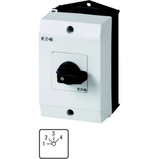 Eaton, 2P 4 Position 45° Multi Step Cam Switch, 690V (Volts), 20A, Toggle Actuator - 218984 T0-4-8251/I1 product image