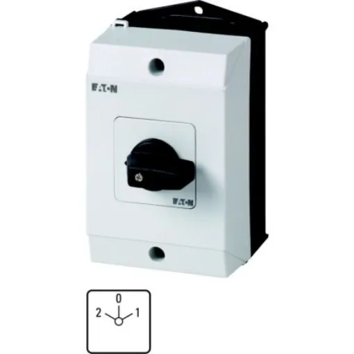 Eaton, 3P 3 Position 60° Motor Reversing Cam Switch, 690V (Volts), 32A, Short Thumb Grip Actuator - 222859 T3-3-123/I2 product image