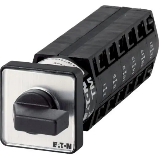 Eaton, 3P 4 Position 60° Multi Step Cam Switch, 500V (Volts), 10A, Toggle Actuator - 046402 TM-6-8271/E product image