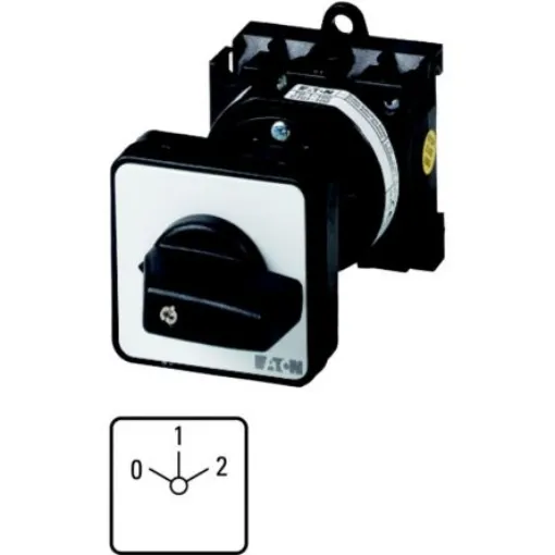 Eaton, 3P 3 Position 60° Multi Speed Cam Switch, 690V (Volts), 20A, Short Thumb Grip Actuator - 048342 T0-4-8440/Z product image