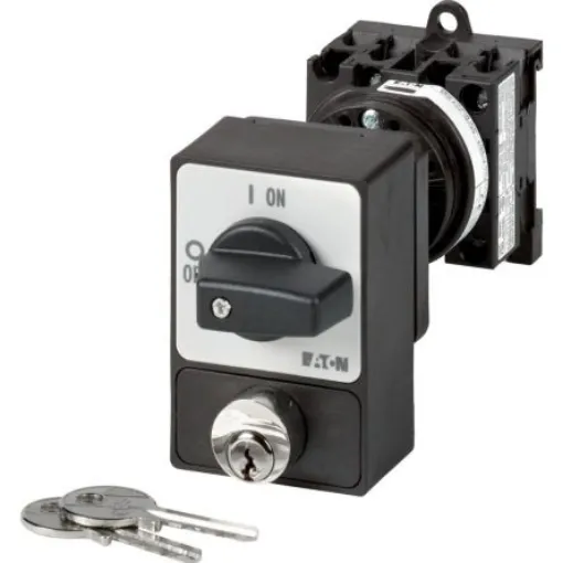 Eaton, 3P 2 Position 90° On-Off Cam Switch, 690V (Volts), 20A, Rotary Actuator - 050978 T0-2-1/Z/SVA(A) product image