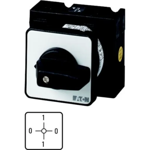 Eaton, 2P 3 Position 90° Changeover Cam Switch, 690V (Volts), 20A, Toggle Actuator - 095796 T0-2-8060/E product image