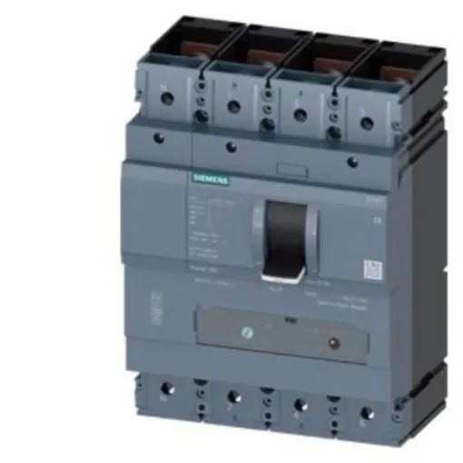 Siemens, SENTRON MCCB Molded Case Circuit Breaker 4P 320A, Breaking Capacity 70 kA, DIN Rail Mount - 3VA1332-6EF42-0AA0 product image
