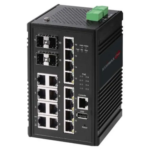 Edimax IGS-5416P, Managed 16 Port Gigabit Switch With PoE product image