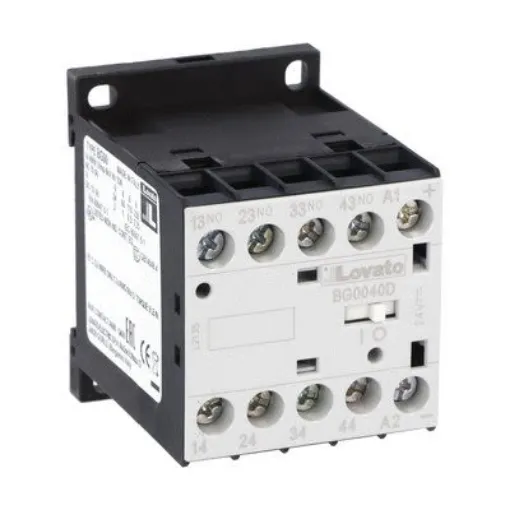 Lovato BG 11BG00 Control Relay, 48 V dc Coil, 4-Pole, 4NO - 11BG0040D048 product image