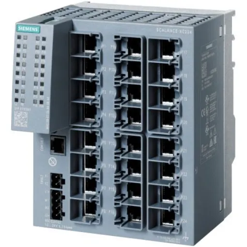 Siemens SCALANCE XC224, Managed Switch 25 Port Network Switch - 6GK5224-0BA00-2AC2 product image