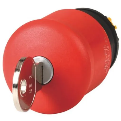 Eaton, Key Release, Emergency Stop Push Button Head - 111771 M22-PVS-MS2 product image