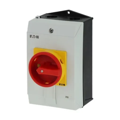 Eaton, 3P + N 90° On-Off Cam Switch, 690V (Volts), 40A, Door Coupling Rotary Drive Actuator - 199924 P1-40/I2H/SVB/N product image