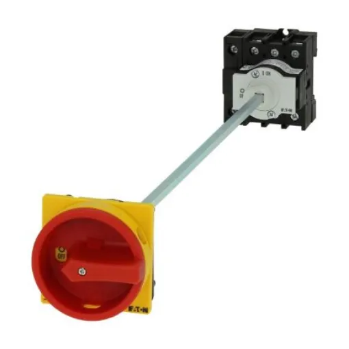 Eaton, 3P + N 90° On-Off Cam Switch, 690V (Volts), 40A, Door Coupling Rotary Drive Actuator - 199938 P1-40/M4/SVB/N product image