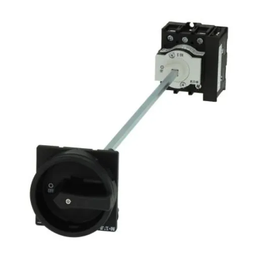 Eaton, 3P + N 90° On-Off Cam Switch, 690V (Volts), 40A, Door Coupling Rotary Drive Actuator - 199942 P1-40/M4/SVB-SW/N product image