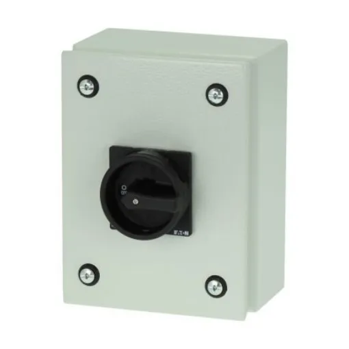 Eaton, 3P + N 90° On-Off Cam Switch, 690V (Volts), 40A, Door Coupling Rotary Drive Actuator - 199951 P1-40/SE1/SVB-SW/N product image