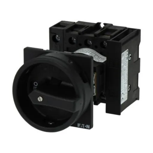 Eaton, 3P + N 90° On-Off Cam Switch, 690V (Volts), 40A, Door Coupling Rotary Drive Actuator - 199962 P1-40/V/SVB-SW/N/HI11 product image
