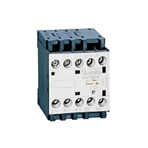 Lovato BGP09 Contactor, 48 V dc Coil, 4-Pole, 4 A, 22 kW, 690 V - 11BGP09T4D048 product image