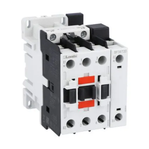 Lovato BF38 Contactor, 48 V Coil, 4-Pole, 56 A, 62 kW, 2NO+2NC, 690 V - BF38T2D048 product image