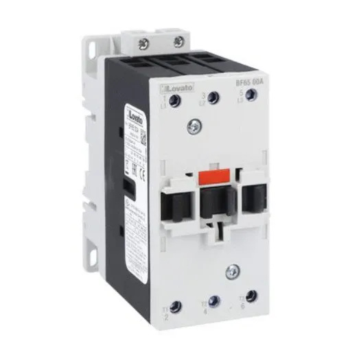 Lovato BF65 Contactor, 24 V ac Coil, 3-Pole, 65 A, 45 kW, 690 V - BF6500A02460 product image