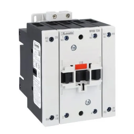 Lovato BF80 Contactor, 110 V ac Coil, 4-Pole, 115 A, 120 kW, 2NO + 2NC, 690 V - BF80T2A110 product image