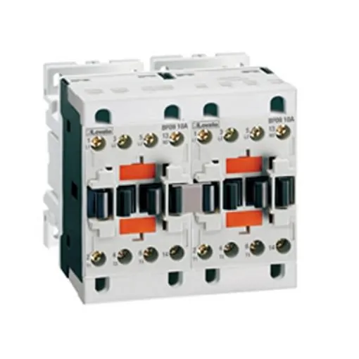 Lovato BFA012 Reversing Contactor, 110 V ac Coil, 3-Pole, 12 A, 10 kW, 1NC, 690 V - BFA01242110 product image