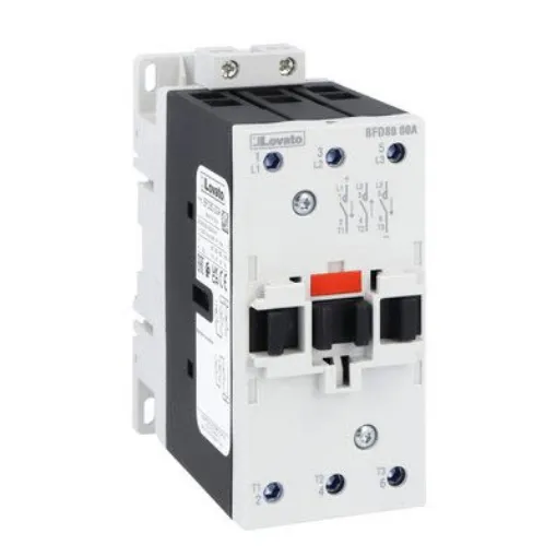 Lovato BFD80 Contactor, 24 V ac Coil, 3-Pole, 60 A, 690 V - BFD8000A02460 product image