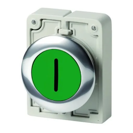 Eaton RMQ Titan M30 Series Push Button, Momentary, 30.5mm Cutout, IP66, IP67, IP69K - 182931 M30C-FDR-G-X1 product image