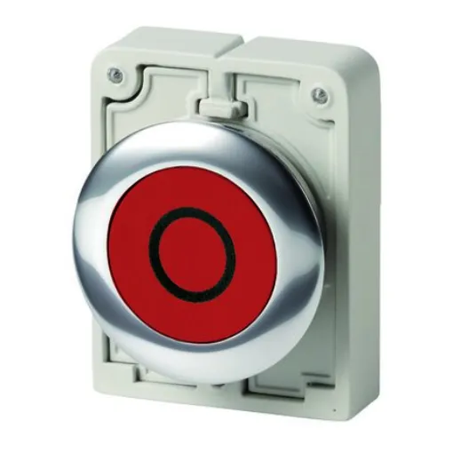 Eaton RMQ Titan M30 Series Push Button, Momentary, 30.5mm Cutout, IP66, IP67, IP69K - 182936 M30C-FDR-R-X0 product image