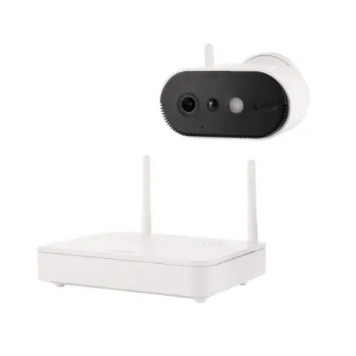 ABUS Indoor, Outdoor IR CCTV Surveillance Kit, 1 Camera Connections, Wireless - PPIC91000 product image