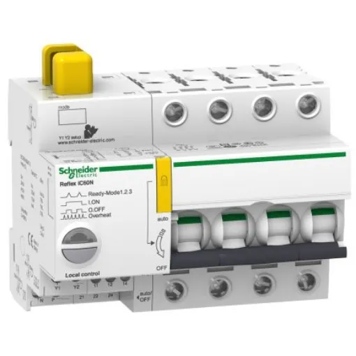 Schneider Electric Acti 9 A9C MCB, 4P, 16A, 500V AC, 10 kA Breaking Capacity - A9C61416 product image