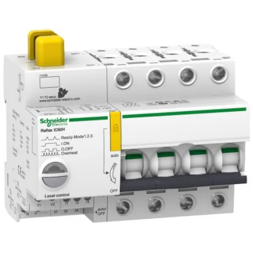 Schneider Electric Acti 9 A9C MCB, 4P, 16A, 500V AC, 15 kA Breaking Capacity - A9C65416 product image