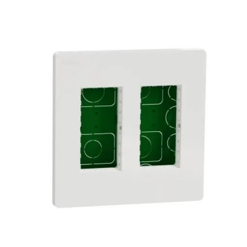 Schneider Electric White ABS New Unica Control Station Enclosure - 4 Hole - NU172418 product image