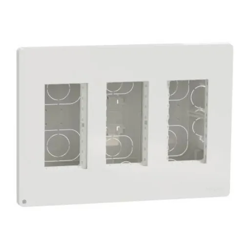 Schneider Electric White ABS New Unica Control Station Enclosure - 4 Hole - NU173420 product image