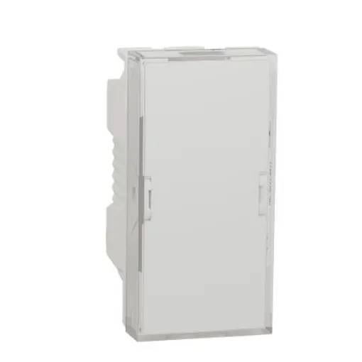 Schneider Electric, Flush Mount White LED Pilot Light Complete, IP2X, Rectangular, 24V dc - NU3774 product image