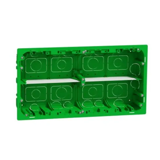 Schneider Electric Green ABS New Unica Control Station Enclosure - 10 Hole - NU8710 product image