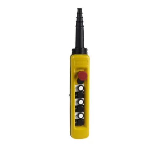 Schneider Electric Slow Break Push Button Control Station - 1 NC + 1 NO + 1 NO, Polypropylene, None Cutouts, Black, - XACA6913 product image