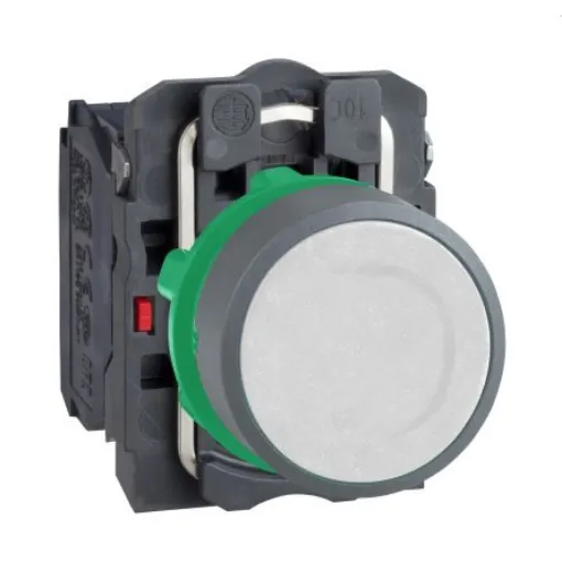 Schneider Electric XB5 Series Push Button, 22mm Cutout, SPDT, 600V, IP66, IP67 - XB5AA15C0 product image