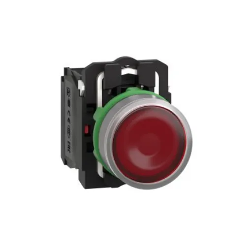 Schneider Electric XB5 Series Illuminated Push Button, 22mm Cutout, SPDT, 24V, IP66, IP67 - XB5AW34B5C0 product image