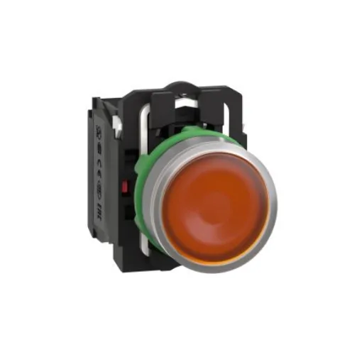 Schneider Electric XB5 Series Illuminated Push Button, 22mm Cutout, SPDT, 24V, IP66, IP67 - XB5AW35B5C0 product image