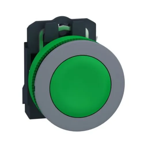 Schneider Electric XB5 Series Push Button, 22mm Cutout, 1 NO, 600V, IP66, IP67 - XB5FA31C0 product image