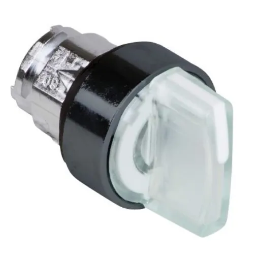 Schneider Electric Harmony XB5 Series 3 Position Selector Switch Head, 22mm Cutout, White Handle - ZB5AK1813 product image