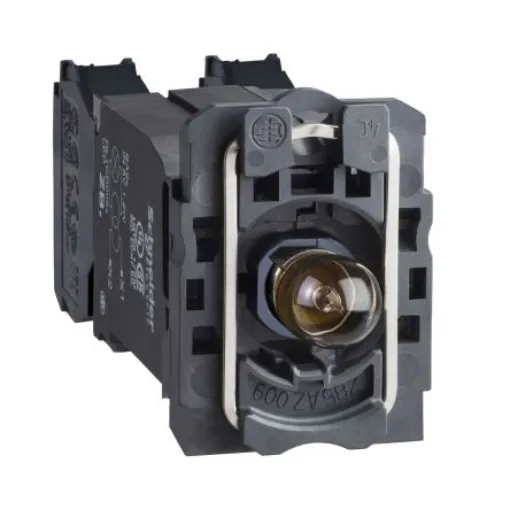Schneider Electric XB5 Series Light Block, 240V, 1 NO + 1 NC - ZB5AW045 product image