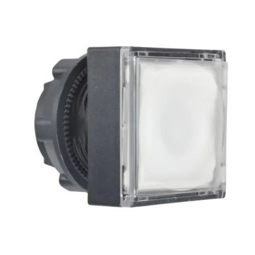 Schneider Electric Harmony XB5 Series White Illuminated Push Push Push Button Head, 22mm Cutout, IP66 - ZB5CH313 product image