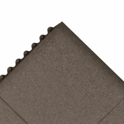 Notrax Black Anti-Slip Flooring Nitrile Rubber Heavy Duty Modular Rubber Mat 91cm x 91cm x 19mm - 656SFR33BL product image