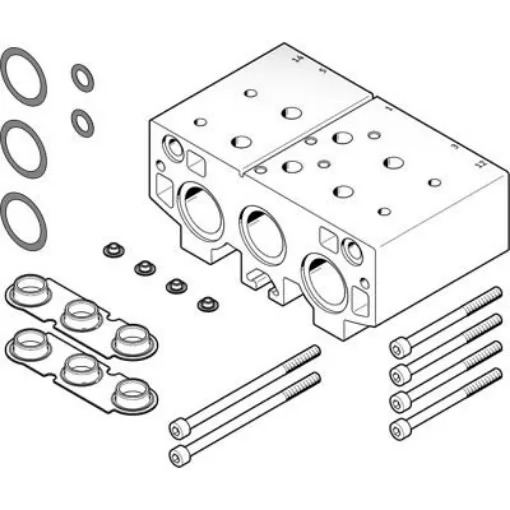 Festo VABM Pneumatic Manifold Fitting G 3/4 G 3/4 - VABM-B10-30EEE-G34-2 product image