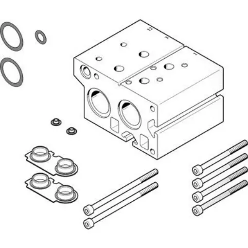 Festo VABM Pneumatic Manifold Fitting G 3/4 G 3/4 - VABM-B10-30EEE-G34-2-P3 product image