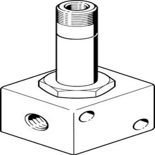 Festo 2/2, Closed, Monostable Solenoid Valve - Electrical Metric M5 MFH Series, 4573 - MFH-2-M5 product image