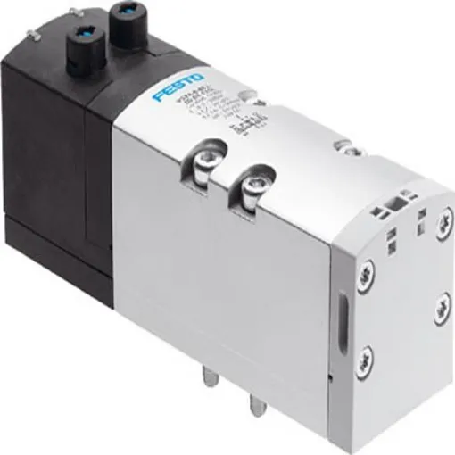 Festo 2x2/2 Closed, Monostable Solenoid Valve - Electrical G 3/8 VSVA Series 24V dc, 8034781 - VSVA-B-T22C-AZTR-D1-1T1L product image