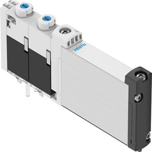 Festo 2x3/2, Monostable, Open Solenoid Valve - Electrical VUVG Series 24V dc, 8041896 - VUVG-B10-T32U-AZT-F-1T1L-EX2C product image