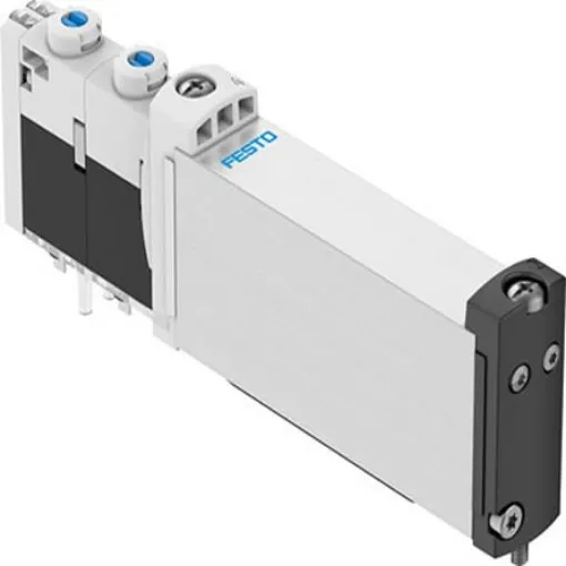 Festo 2x3/2, Closed, Monostable Solenoid Valve - Electrical VUVG Series 24V dc, 8041958 - VUVG-B14-T32C-AZT-F-1T1L-EX2C product image