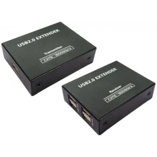 NewLink 4 Port USB 2.0 over CATx Extender, up to 150m Extension Distance - USB2-EXT4P product image